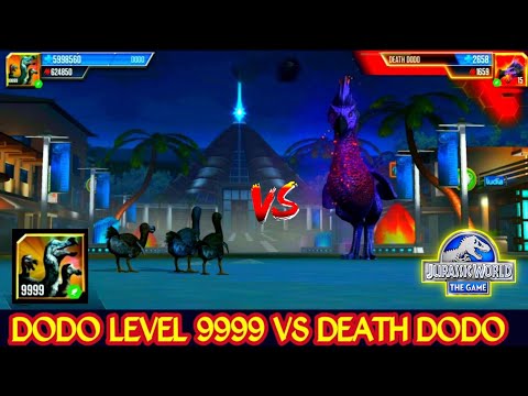 DODO LEVEL 9999 VS DEATH DODO (BOSS EVENT) | JURASSIC WORLD THE GAME