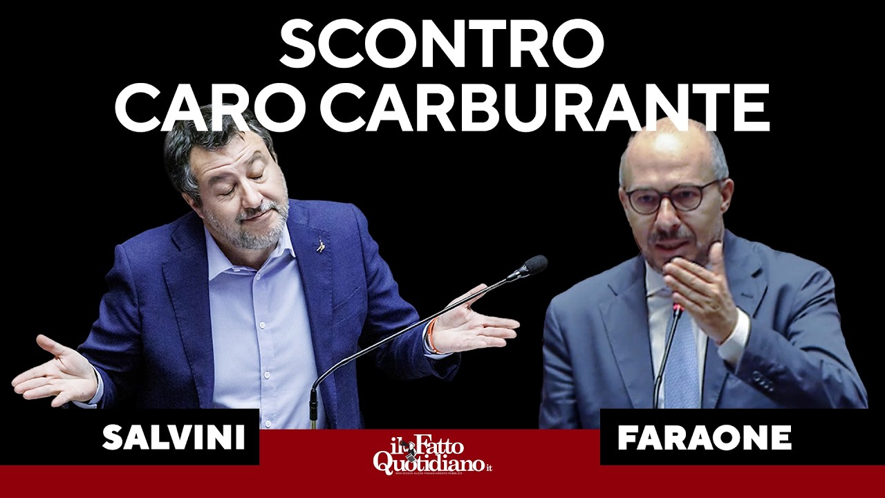 Salvini su caro carburanti dà colpa all’Europa. Faraone (Iv): “Dormite, fate soltanto chiacchiere”