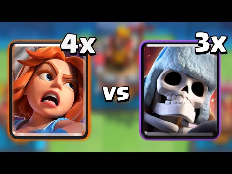 4x Valkyrie can Defeat 3x Giant Skeletons ?
