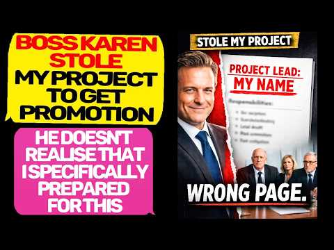 Boss Karen Stole My 2-Year Project — One Page Destroyed His Promotion Interview EntitledPeople