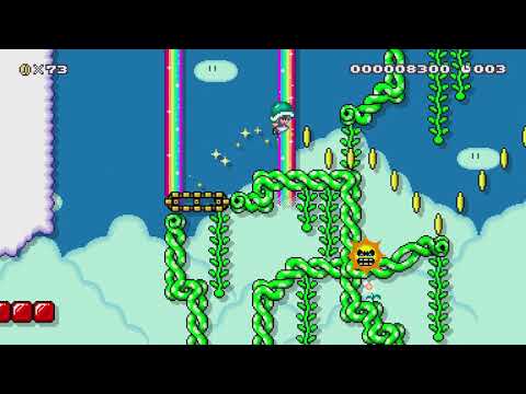 Super Mario Maker 2 : Cloudtop Speedrun in style