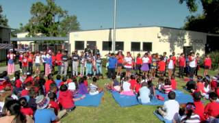 preview picture of video 'Andres Duarte Elementary - Flag Day 2014 - Third Grade - I Love America'