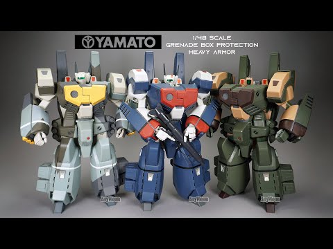 REVIEW of the Yamato Grenade Box Protection Heavy Armor for 1/48 Scale VF-1 Toys