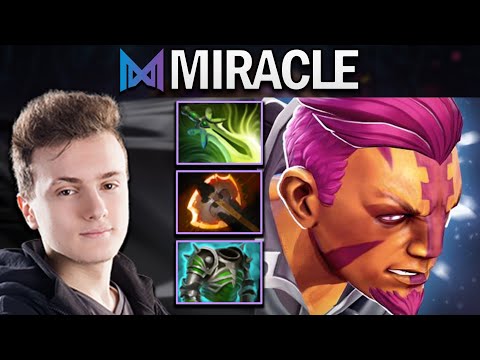 NIGMA.MIRACLE ANTI-MAGE WITH 16-0 KD RATIO - DOTA 2 7.25 GAMEPLAY