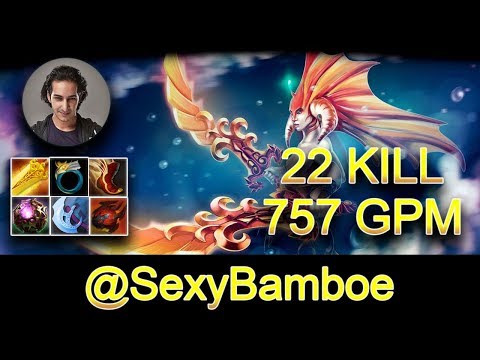 @SexyBamboe Naga Siren Offlane 22 Kill 757 GPM - DOTA 2 GAMEPLAY HIGHLIGHTS