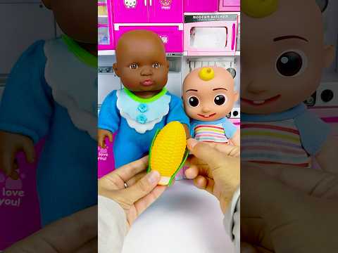 ASMR Unboxing Miniature Boys Unboxing Corn Kitchen Set Toys, Satisfying With Rose ASMR Videos #asmr