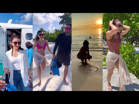 Soha Ali Khan Enjoying at Maldives Beach With Family | Actress Soha Alia Khan Latest Videos |