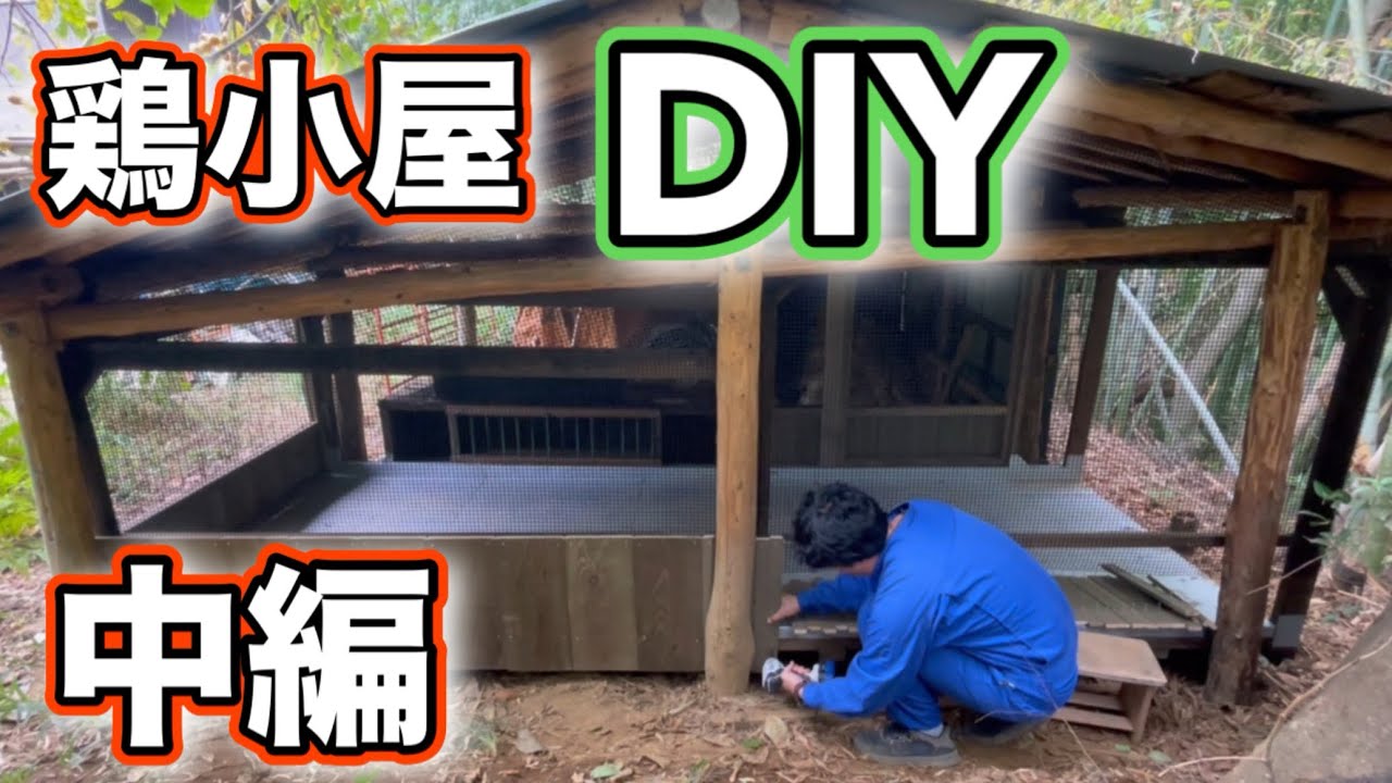 鶏小屋をDIY【中編】