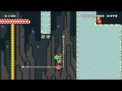 Super Mario Maker - No Mah Yoshi Speedrun 42.197s NOT World Record