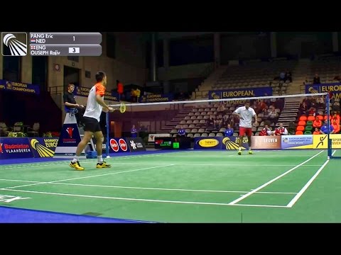 QF MS: Eric Pang VS Rajiv Ouseph (2015 European Mixed Team Championships)