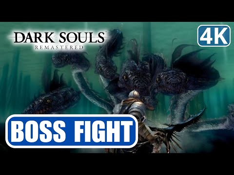 Idra Boss Fight - Dark Souls Remastered [4K ULTRA HD]