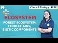 Ecosystem Class 8 ICSE Biology Chapter 4 Selina Forest Food Chains Biotic Components 1