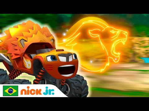 Capa de Blaze e os Monster Machines | Blaze, o gato selvagem! | Nick Jr. em Português