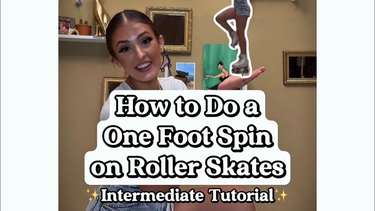 How to Do a One Foot Spin on Roller Skates - Intermediate Tutorial: