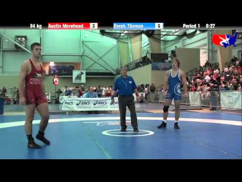 Austin Morehead vs. Derek Thomas at 2013 ASICS University Nationals - FS