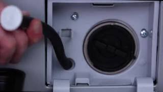 Cleaning the Button Trap - Haier Washer/Dryer Combo HLC1700AXS & HLC1700AXW