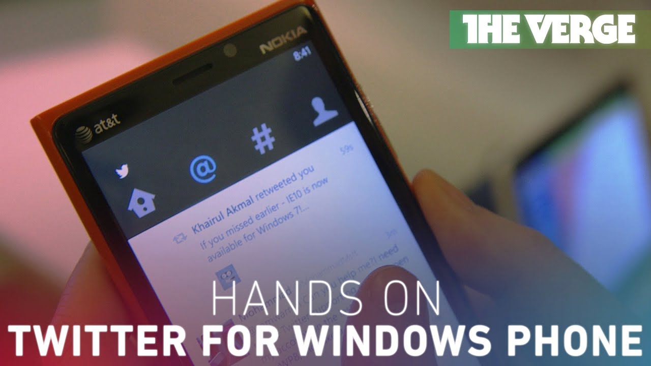 Twitter for Windows Phone hands-on demo