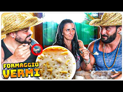 PROVA DI CORAGGIO - Proviamo il Formaggio con i VERMI "INTROVABILE" - CASU MARZU