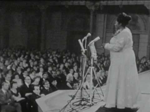 Mahalia Jackson in concert  1961 part 1 Holy Bible