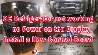 How to Fix GE Refrigerator Display Not Working | GE Refrigerator Not Cooling | Model PSSF3RGXABB