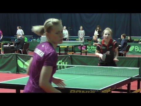 Анна КОЗЛОВСКАЯ - Анна КРАСИКОВА Настольный теннис, Table Tennis
