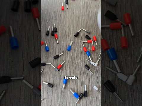 Realmente vale la pena usar terminales FERRULE ❓️⚡️ #electrician #ferrule #herramienta #electricista