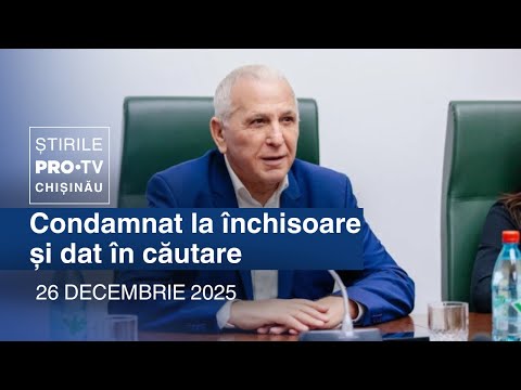 PRO TV News (8:00 PM) | DMITRI CONSTANTINOV, SENTENCED TO PRISON AND WANTED