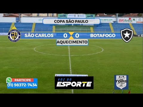 BOTAFOGO X SÃO CARLOS AO VIVO | COPA SÃO PAULO 2023 | 06/01/2023 - AO VIVO