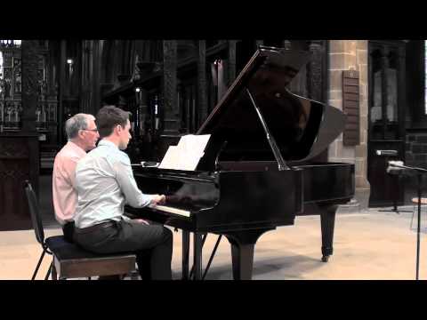 Bizet - Jeux d'Enfants - three pieces : Christopher Pulleyn & John Peace, piano duet