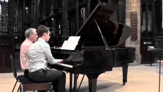 Bizet - Jeux d'Enfants - three pieces : Christopher Pulleyn & John Peace, piano duet