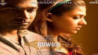 Naanum Rowdy Dhaan - Kannaana Kanne  karaoke Lyric