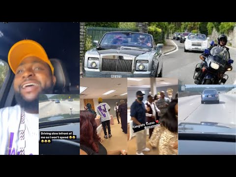 See How Davido Escort His Father To Family Gathering In Atlanta