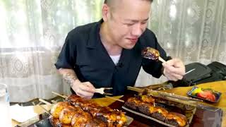 Crazy 20 Minutes Fried Manju Eating Challenge - This is so heavy! #japanese Steamed Buns