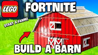 How to Unlock and Build a Barn in LEGO FORTNITE (Super Easy)