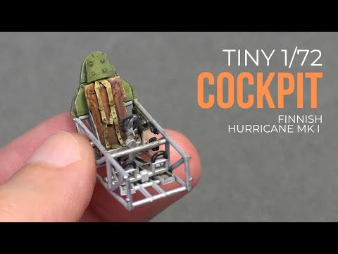 The Cockpit of the Finnish Hurricane Mk I - ARMA HOBBY 1/72 scale