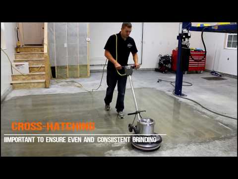 How to diamond grind a concrete floor