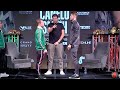 FACE TO FACE | CANELO ALVAREZ FACES OFF WITH TOWERING CALLUM SMITH AT FINAL PRESS CONFERENCE