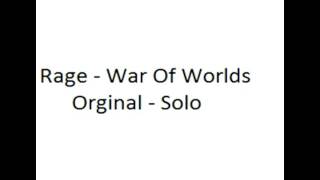 Rage - War Of Worlds - Orginal Solo