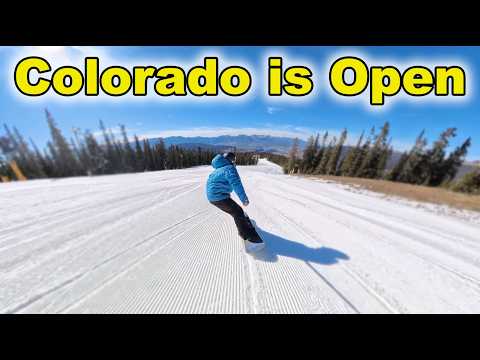 I Was The First Person to Ski the 25/26 Ski Season