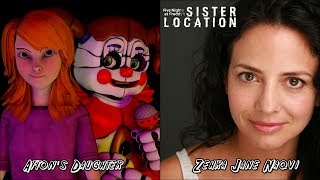 Aftons Daughter Voice Lines And Voice Actor FNAF S