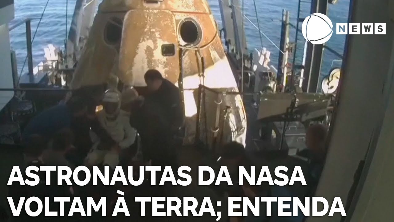 Astronautas "presos" no espaço chegam à Terra; entenda próximos passos