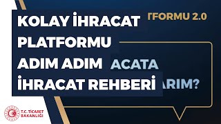 Kolay İhracat Platformu - Adım Adım İhracat Rehberi