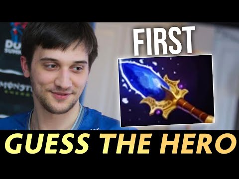 Guess the Hero — Arteezy FIRST ITEM Aghanim's Scepter