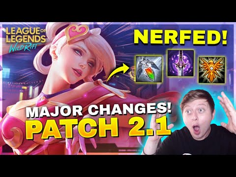 WILDRIFT | MASSIVE META CHANGES IN PATCH 2.1: INSANE CORKI BUFF + BIG ITEM CHANGES) Wild Rift patch!