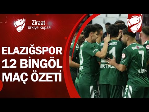 Elazığspor 2-3 12 Bingöl | MAÇ ÖZETİ | Ziraat Türkiye Kupası 2. Tur | 17.09.2025
