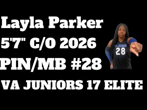 Layla Parker #28 C/O 2026 PIN/MB ECC 2025 Highlights