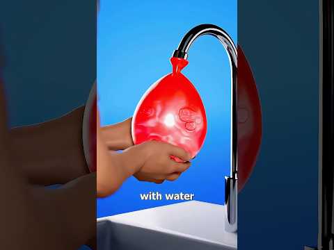 Why A Candle Won’t Pop A Water Balloon 🔥😱 #shorts #experiment