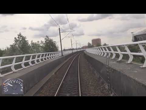 Meerijden met de machinist van Schiphol naar Eindhoven. (met snelheidsmeter)