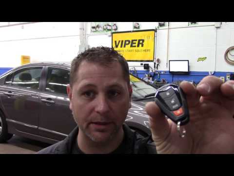 Viper 4105V 1-Way Remote Start System installed on 2011 Honda Civic