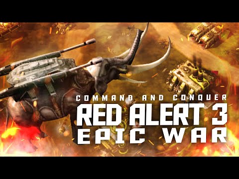 Elephant Tank Attack Command And Conquer Red Alert 3 EPIC WAR